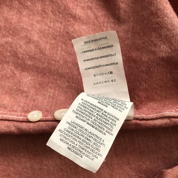 J.Crew Button Down Shirt Anchor Long Sleeve Cotton - Picture 6 of 6